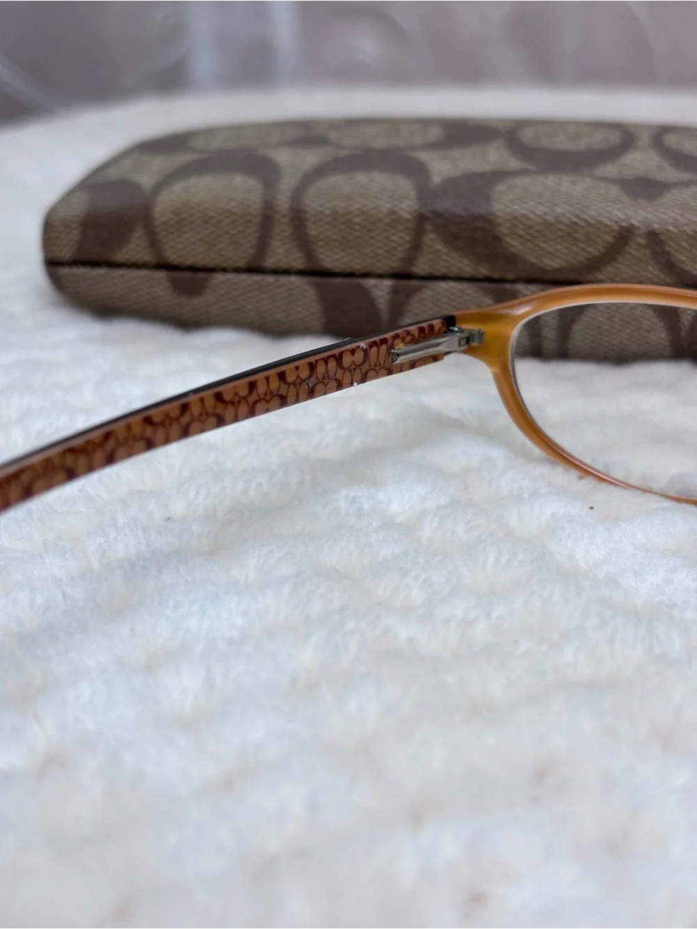 Coach Melissa (516) Tortoise Oval Eyeglasses w/Rx Lenses, Coach Case Included